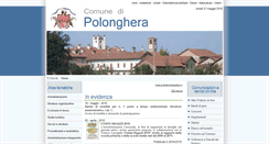 Desktop Screenshot of comune.polonghera.cn.it